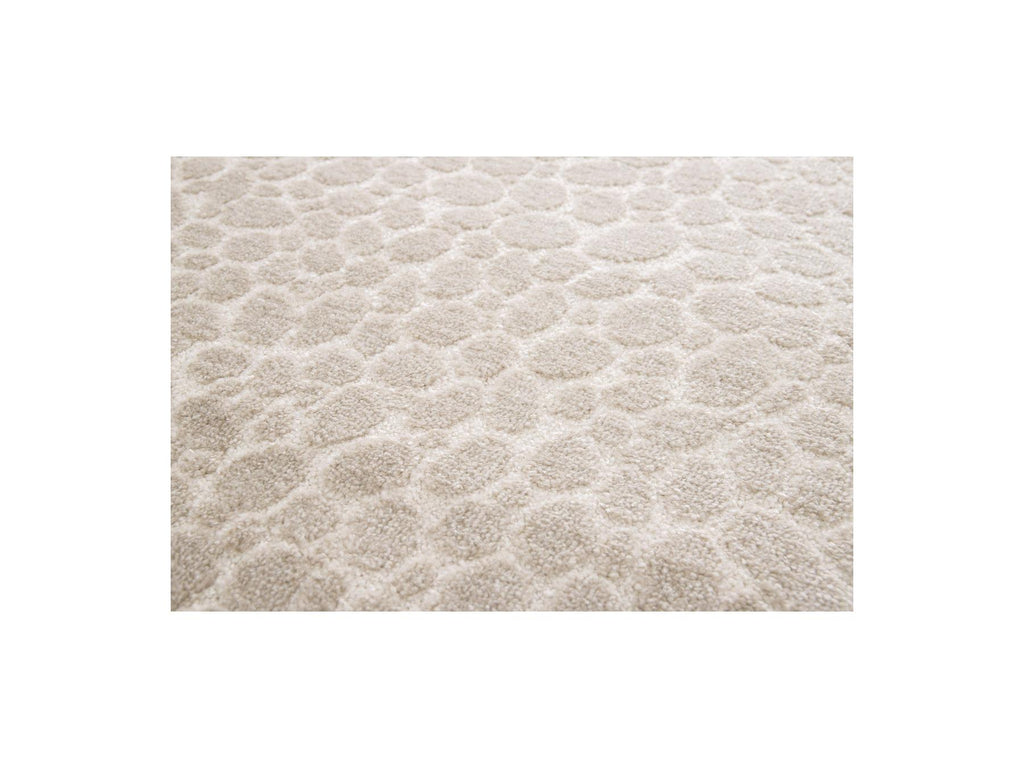 Giso - Tapis Poils Ras - Motif Abstrait - Beige