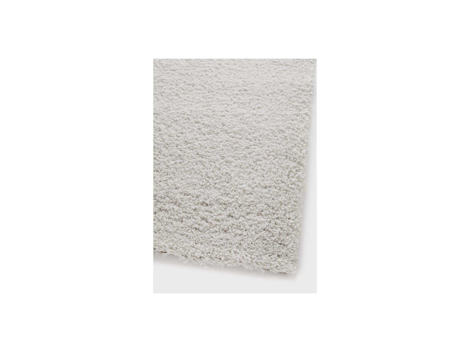 Shonna - Tapis Poils Longs - Uni - Gris Clair