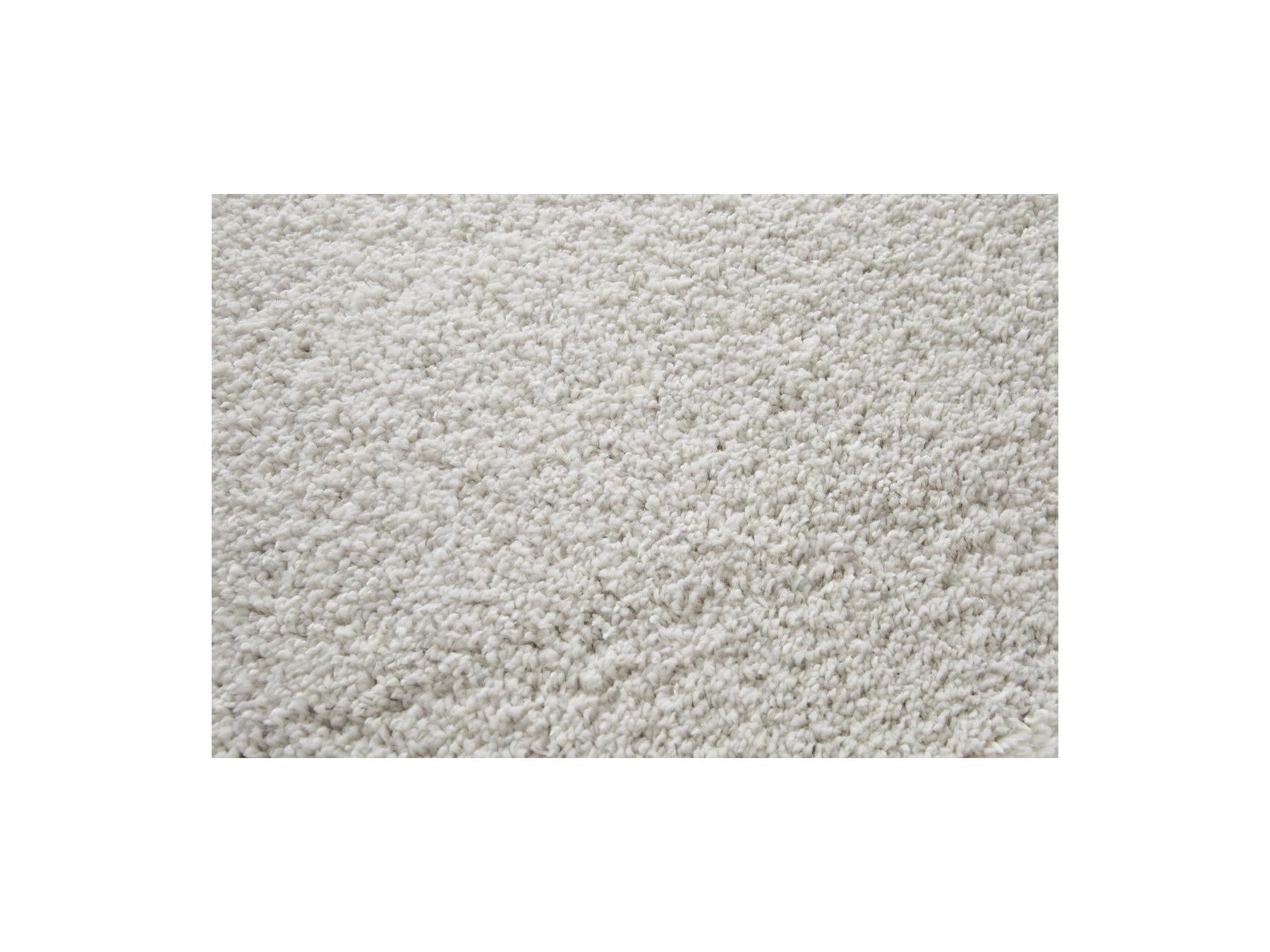 Shonna - Tapis Poils Longs - Uni - Gris Clair