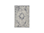 Minerva - Tapis Poils Ras - Vintage - Gris