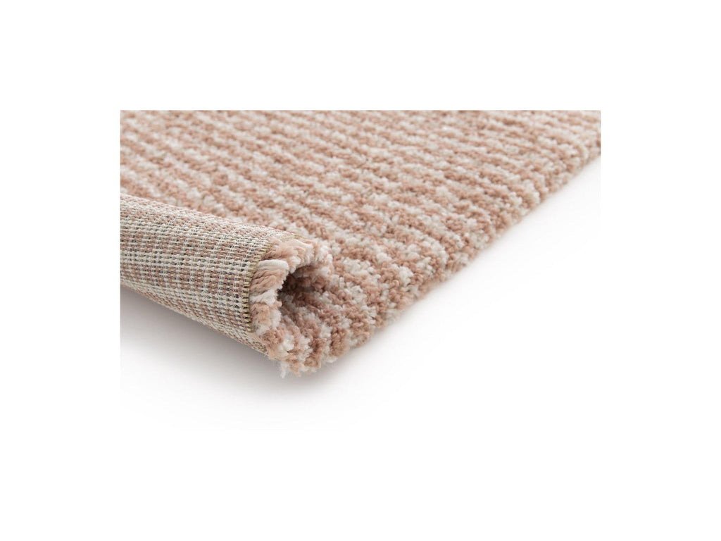 Sorella - Tapis Poils Longs - Motif Graphique - Beige
