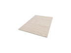Telira - Tapis Poils Longs - Motif Abstrait - Beige