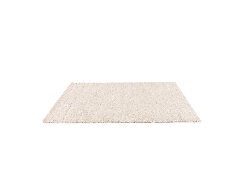 Telira - Tapis Poils Longs - Motif Abstrait - Beige