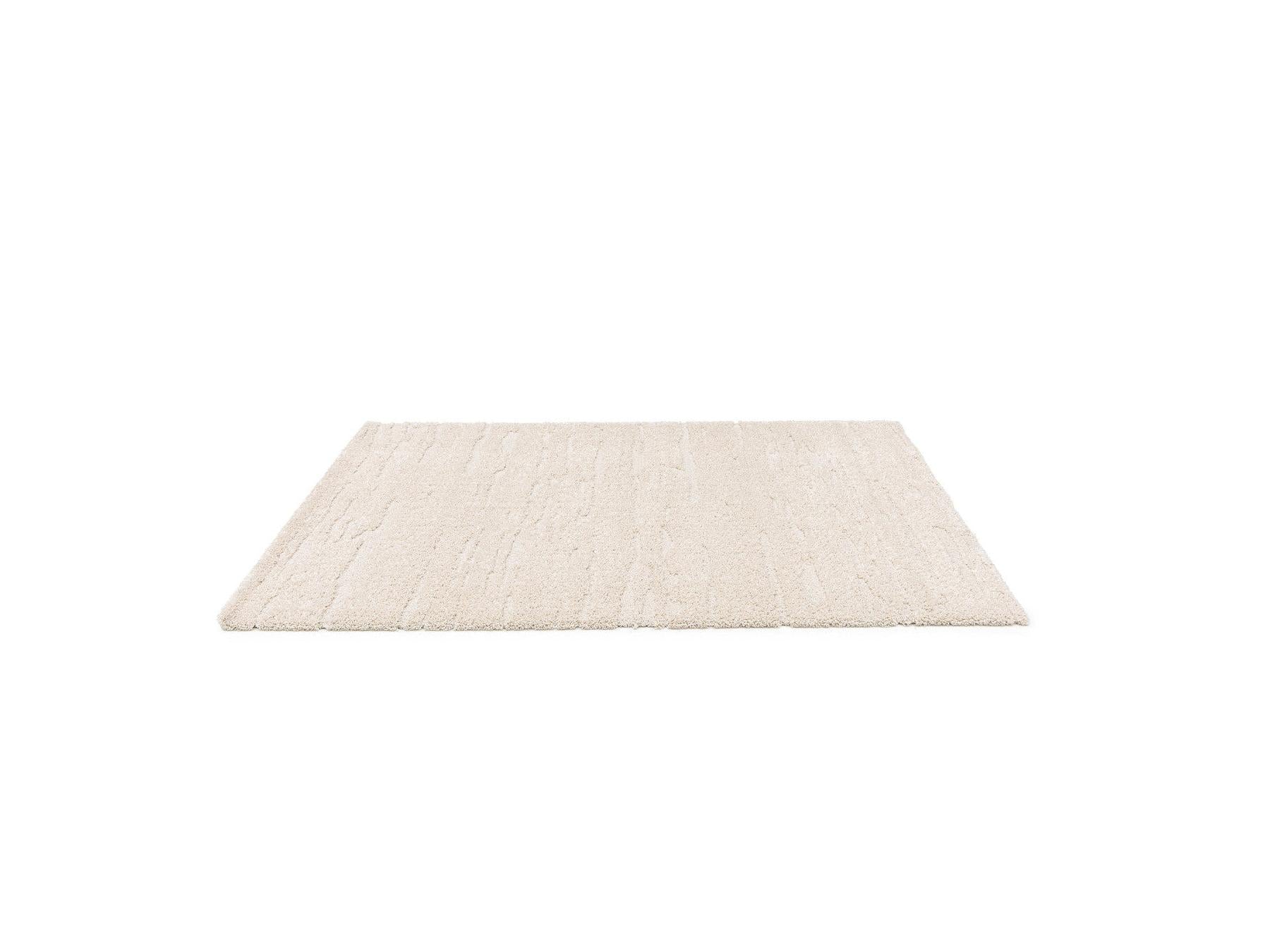 Telira - Tapis Poils Longs - Motif Abstrait - Beige