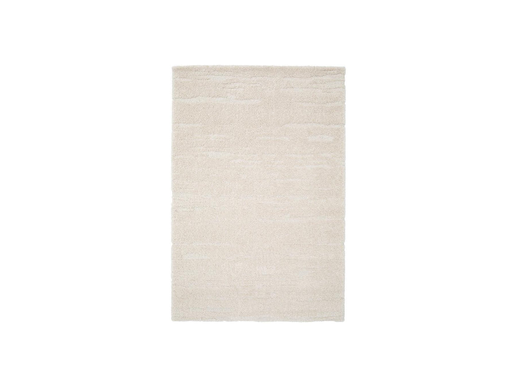 Telira - Tapis Poils Longs - Motif Abstrait - Beige