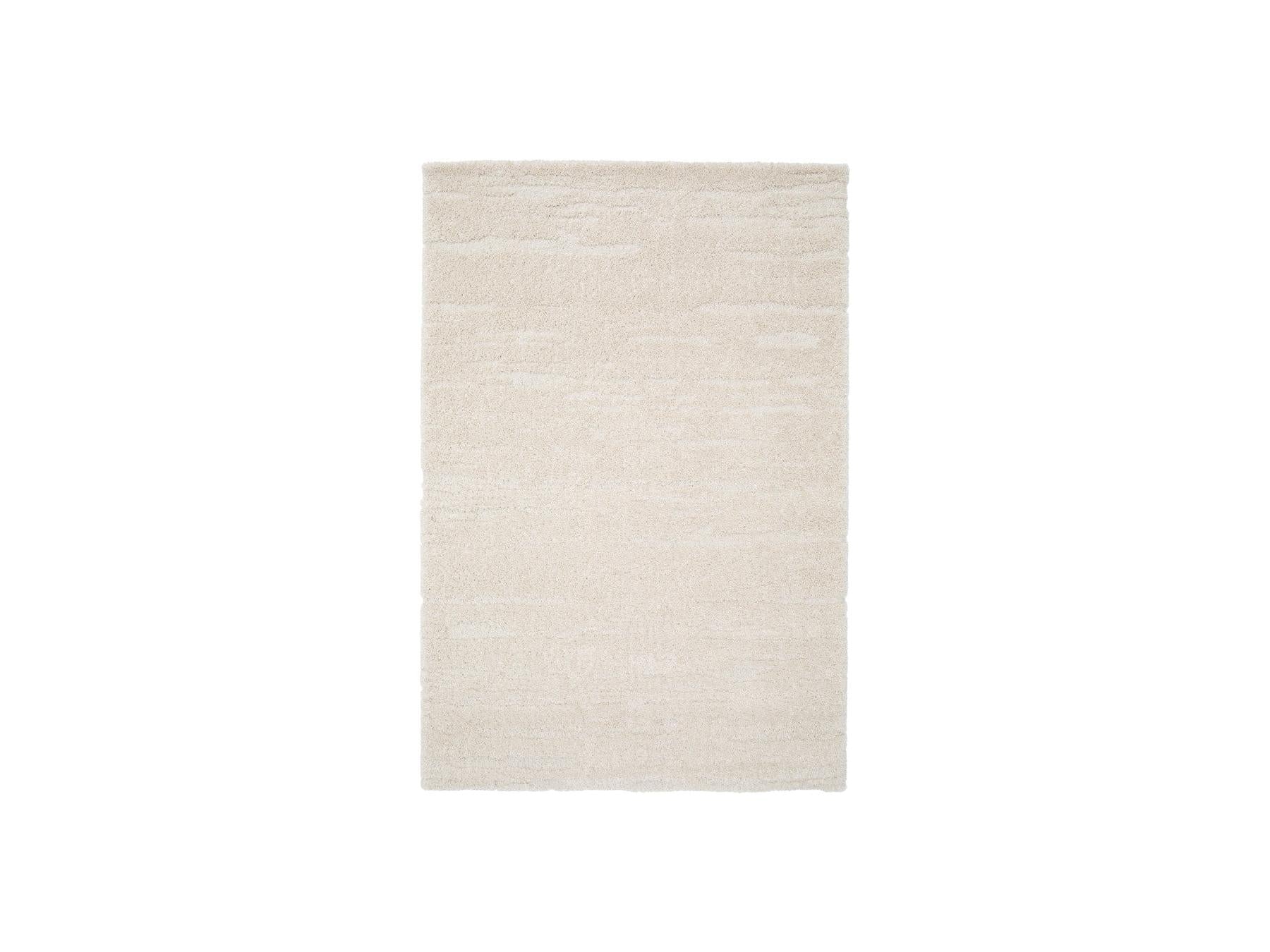 Telira - Tapis Poils Longs - Motif Abstrait - Beige