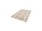 Chino - Tapis Poils Longs - Motif Abstrait - Beige