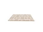 Chino - Tapis Poils Longs - Motif Abstrait - Beige