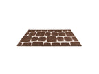 Chino - Tapis Poils Longs - Motif Abstrait - Marron