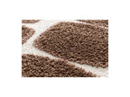 Chino - Tapis Poils Longs - Motif Abstrait - Marron