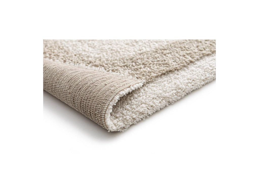 Kare - Long Pile Rug - Graphic Pattern - Beige