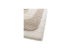 Kare - Long Pile Rug - Graphic Pattern - Beige