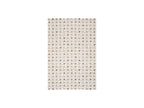 Mizai - Tapis Poils Longs - Motif Graphique - Beige