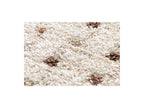 Mizai - Tapis Poils Longs - Motif Graphique - Beige