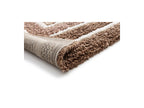 Lyzzo - Long Pile Rug - Graphic Pattern - Brown