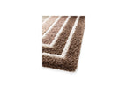 Lyzzo - Long Pile Rug - Graphic Pattern - Brown