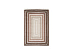 Lyzzo - Long Pile Rug - Graphic Pattern - Brown