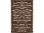 Tavaro - Long-Pile Rug - Abstract Pattern - Brown