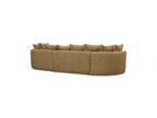 Calypso - Canapé D'Angle Fixe - Tissu Bouclette - Angle Droit
