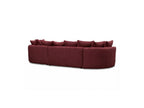 Calypso - Canapé D'Angle Fixe - Tissu Bouclette - Angle Droit