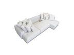 Roxelane - Panoramic Sofa Bed - Heathered Fabric - Left-Hand Corner