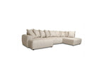 Roxelane - Panoramic Sofa Bed - Heathered Fabric - Left-Hand Corner