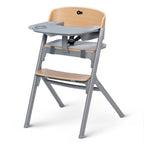Seggiolone Livy Legno Grigio