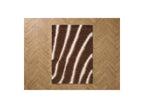 Tirasu - Tapis Poils Longs - Motif Abstrait - Marron
