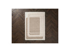 Kare - Long Pile Rug - Graphic Pattern - Beige