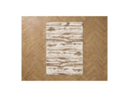 Telira - Tapis Poils Longs - Motif Abstrait - Marron