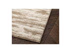 Telira - Tapis Poils Longs - Motif Abstrait - Marron