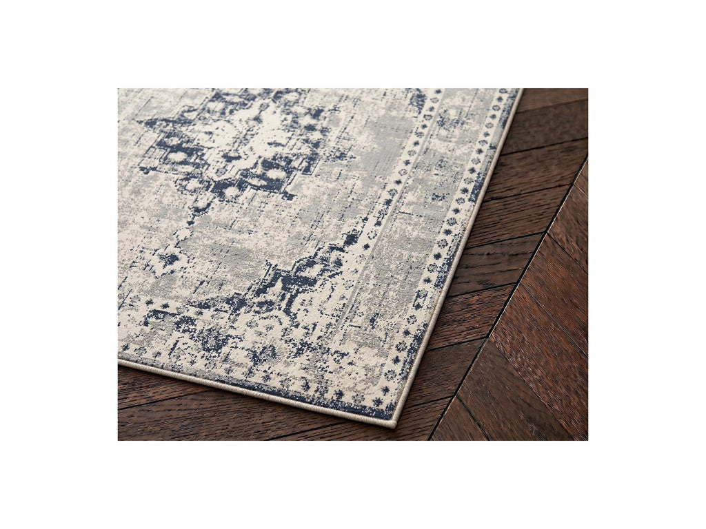 Minerva - Tapis Poils Ras - Vintage - Gris