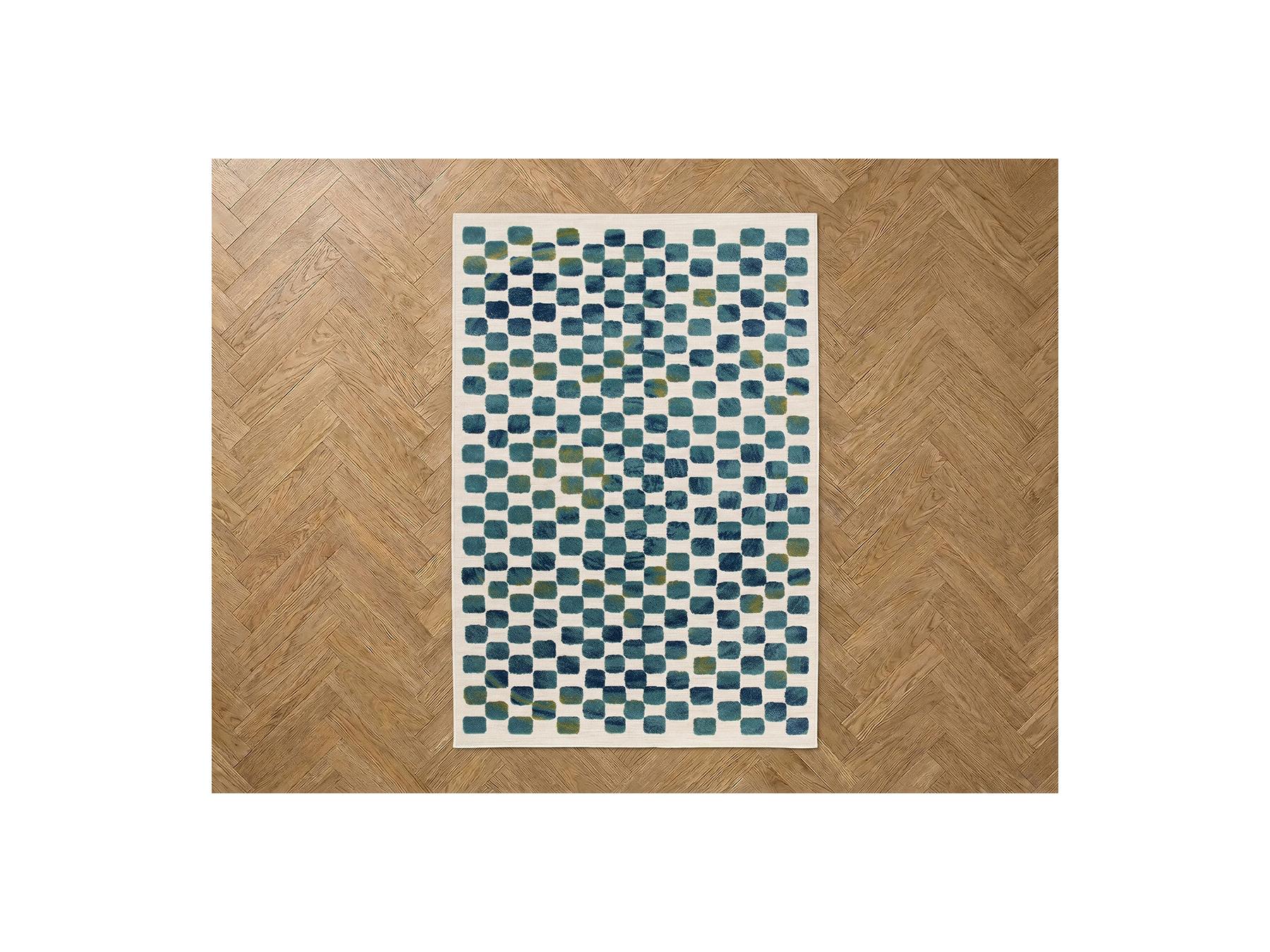 Muza - Tapis Poils Courts - Motif Graphique