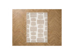 Chino - Tapis Poils Longs - Motif Abstrait - Beige