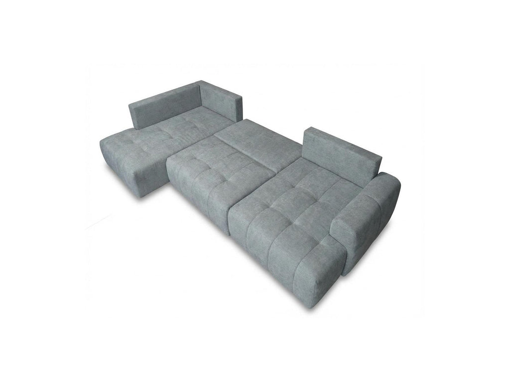 Roxelane - Panoramic Sofa Bed - Mottled Fabric - Right-Hand Corner