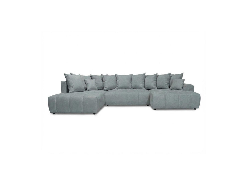 Roxelane - Panoramic Sofa Bed - Mottled Fabric - Right-Hand Corner