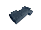 Roxelane - Panoramic Sofa Bed - Heathered Fabric - Left-Hand Corner