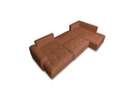 Roxelane - Panoramic Sofa Bed - Heathered Fabric - Left-Hand Corner
