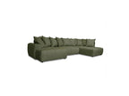 Roxelane - Panoramic Sofa Bed - Heathered Fabric - Left-Hand Corner