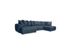 Roxelane - Panoramic Sofa Bed - Heathered Fabric - Left-Hand Corner