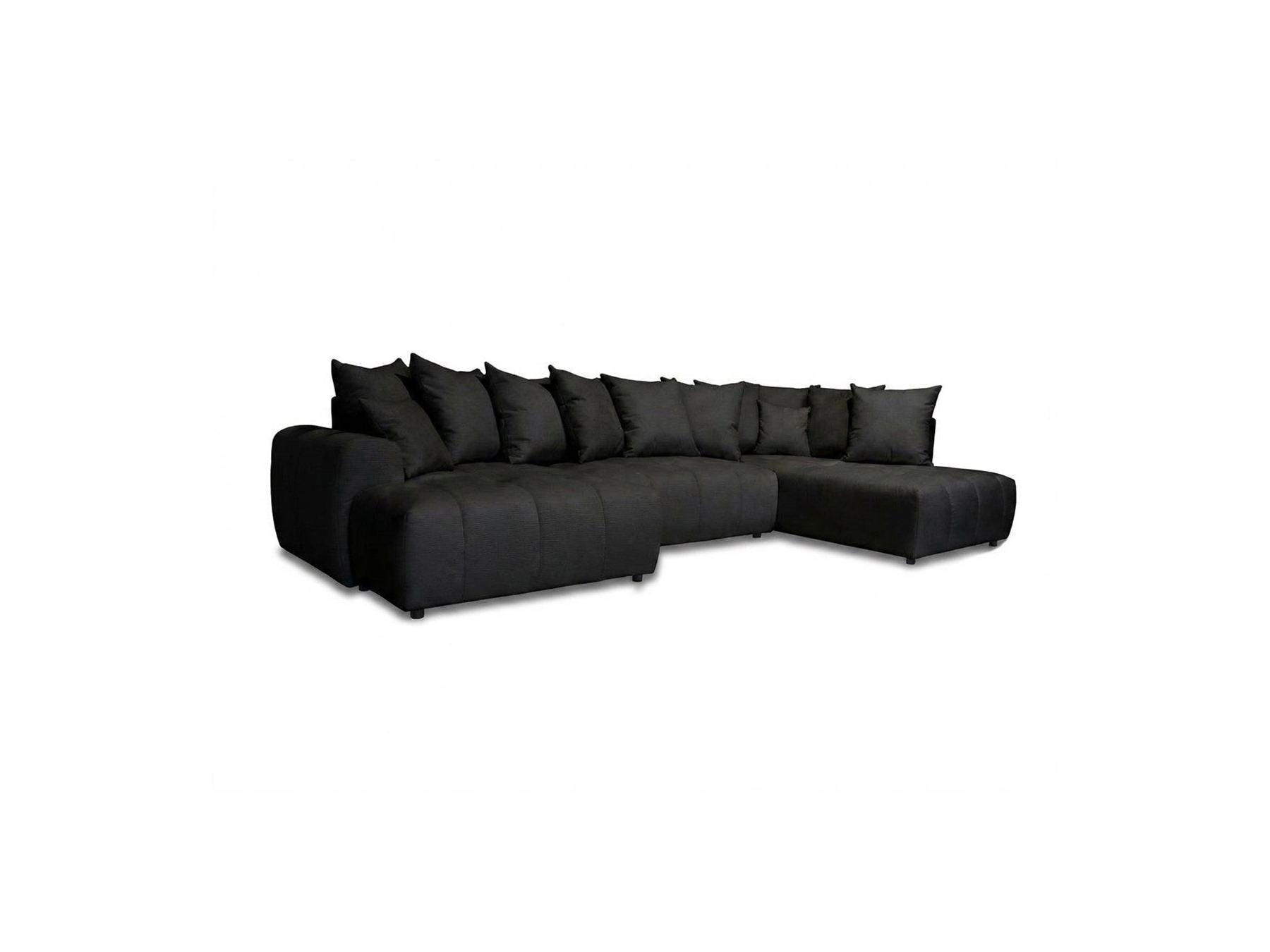 Roxelane - Panoramic Sofa Bed - Heathered Fabric - Left-Hand Corner