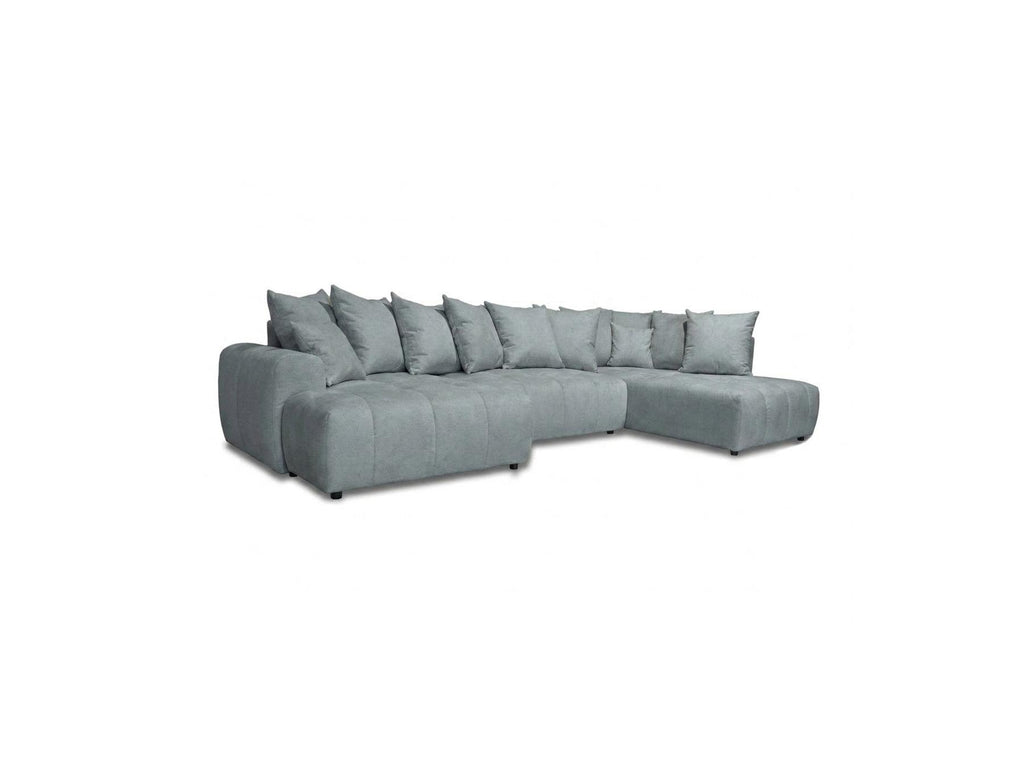 Roxelane - Panoramic Sofa Bed - Heathered Fabric - Left-Hand Corner