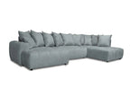 Roxelane - Panoramic Sofa Bed - Heathered Fabric - Left-Hand Corner