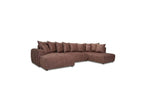 Roxelane - Panoramic Sofa Bed - Heathered Fabric - Left-Hand Corner