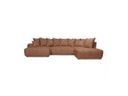 Roxelane - Panoramic Sofa Bed - Heathered Fabric - Left-Hand Corner