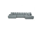 Roxelane - Panoramic Sofa Bed - Heathered Fabric - Left-Hand Corner