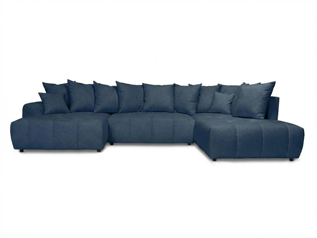 Roxelane - Panoramic Sofa Bed - Heathered Fabric - Left-Hand Corner