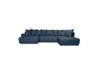 Roxelane - Panoramic Sofa Bed - Heathered Fabric - Left-Hand Corner