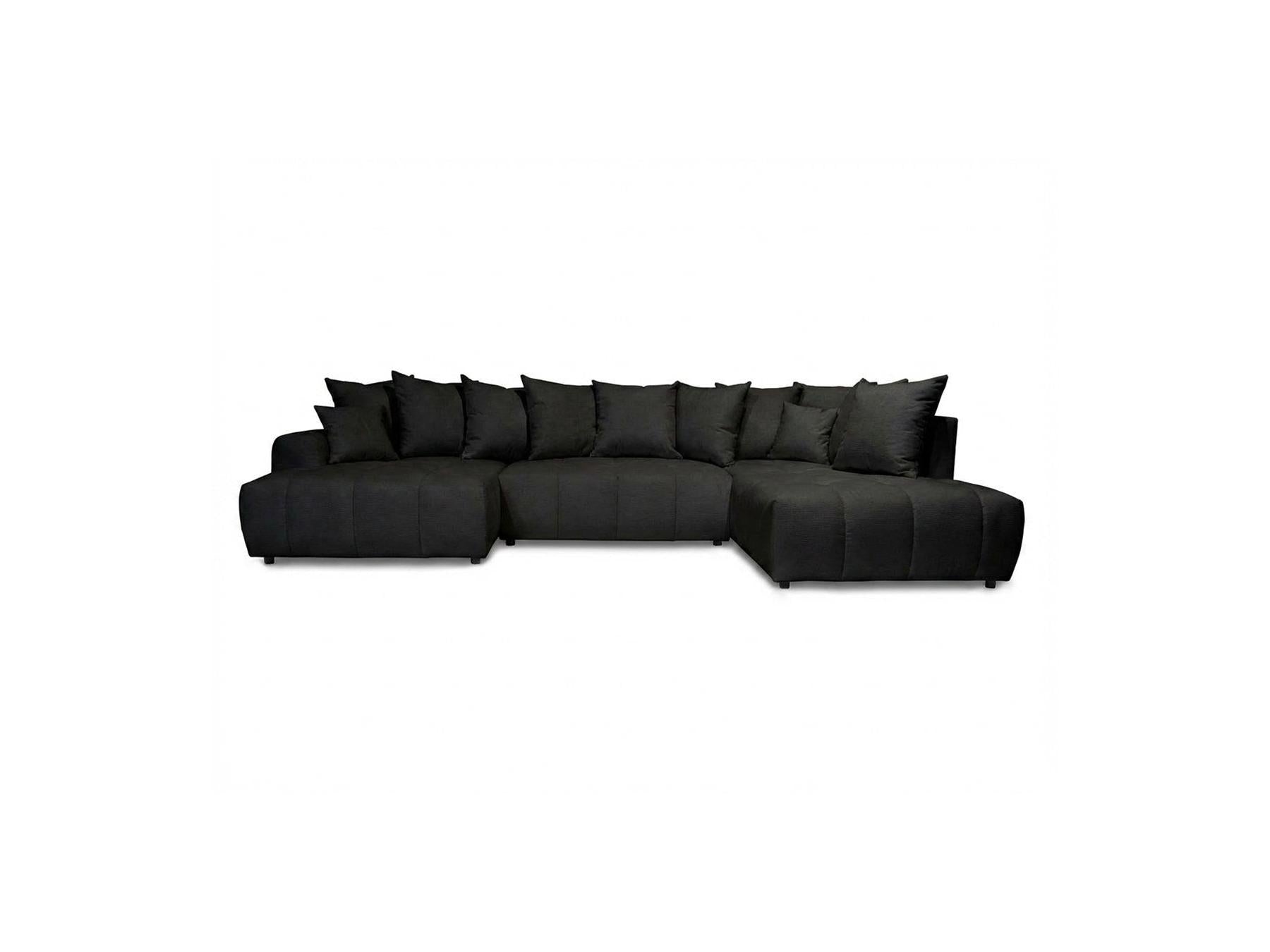 Roxelane - Panoramic Sofa Bed - Heathered Fabric - Left-Hand Corner