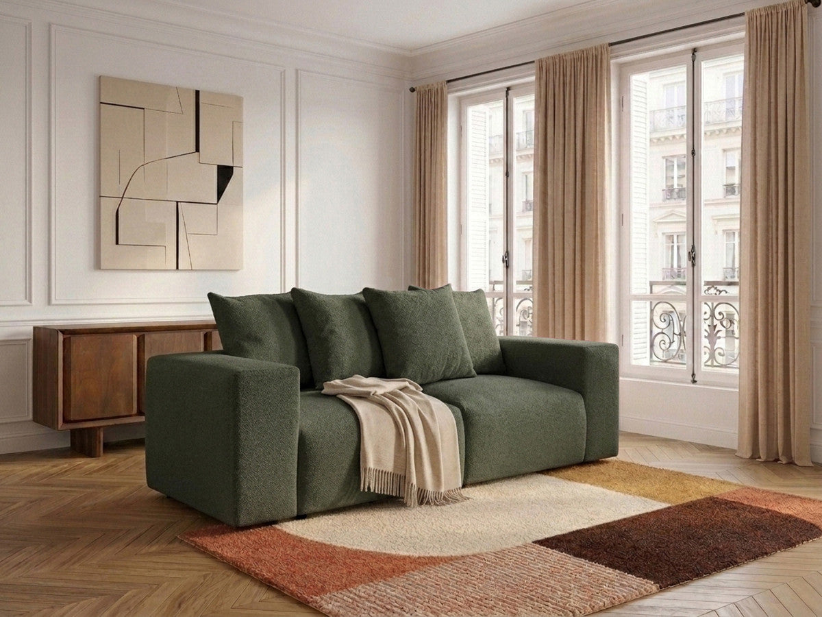 Voltaire - Modular Fixed Straight Sofa - Mottled Fabric